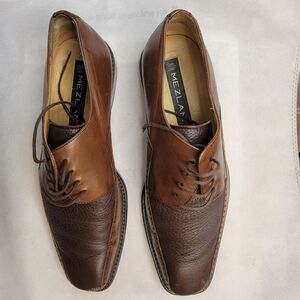 Mezlan men dress brown shoe size 10